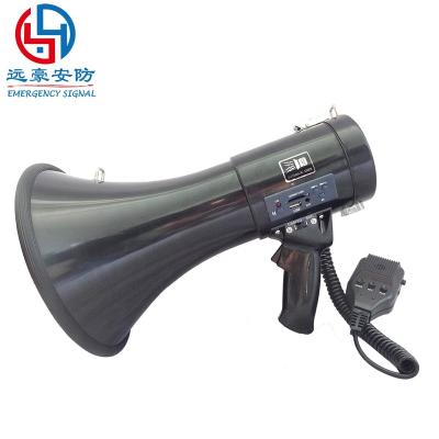 China No Police Portable Rechargeable Megaphone Megaphone Amplifier USB/SD/AUX Handheld High Fidelity Recording Bullhorn for sale