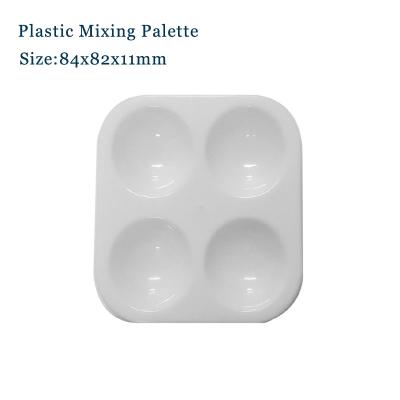 China Plastic Mixing Dish Palette For Eyelash Tinting Eyebrow Tint Nail Polish for sale