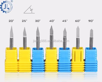 China Cnc Router Engraving Bits Carbide Engraving Tools Cnc For Wood And Acrylic 3d Cnc Router Cutter Woodworking Cnc Tools for sale