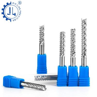 China Metal Machining CNC Router Bits For Solid Carbide PCB Routers End Mill Teeth Cutter Flute Cutter PCB Tooth Cutting Tools for sale