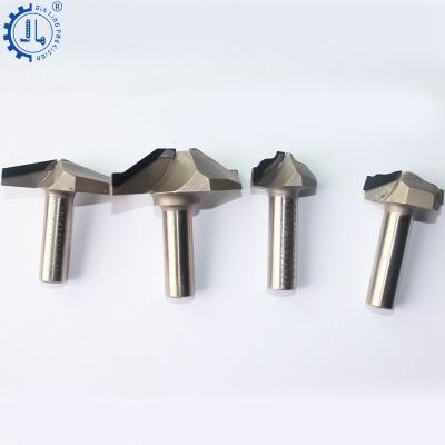 China Sideboard Diamond Cutters PCD Woodworking Tools CNC Profile Tool Milling Woodworking Routet Bit PCD CBN End Mills for sale