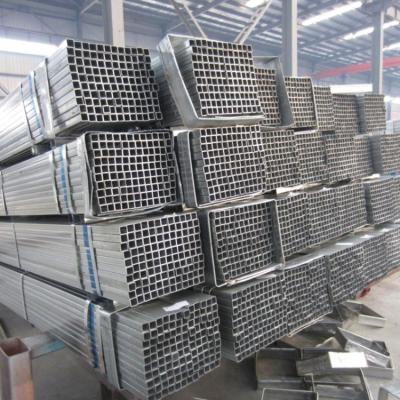 China Structure Pipe Hot Dipped Welded 12 Gauge Rectangular Non Secondary Pipe Shaped Steel Galvanized for sale