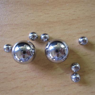 China High Precision 316 316L Stainless Steel Ball 316 LVM ASTM F138 Decorative Balls For Body Jewelry for sale