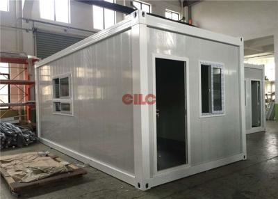 China PU Panel Flat Pack Prefab Container Homes Easy Assemble Energy Saving for sale