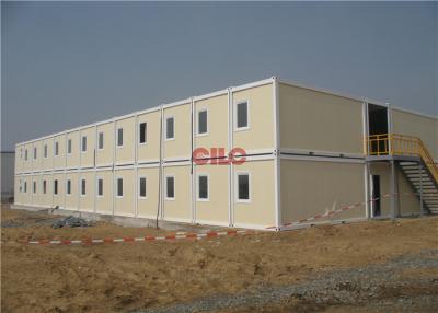 China Waterproof Prefab Portable Accommodation Buildings 2 Storey Lightweight for sale