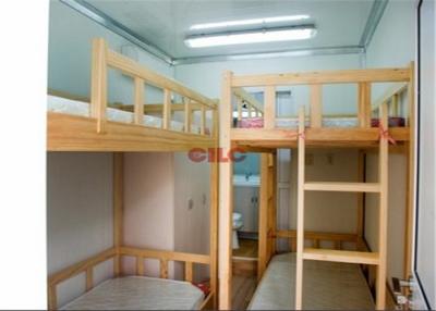 China Three Layers Prefabricated Accommodation Comfortable And Safety With Bunk Beds for sale