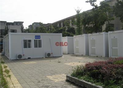 China Red Cross Container Hospital Two Storey Prefabricated Modular Building Units for sale