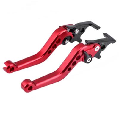 China Aluminum Alloy ATV Front Rear Double Discbrake Clutch CNC Motorcycle CNC Brake Levers Adjustable Lever For Yamaha for sale