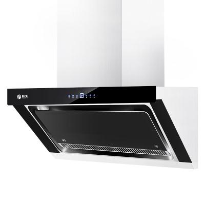 China Hotel no more filterelement 98% purification stainless steel Commercial Exhaust Hood Restaurant Range Hood from China supplier for sale