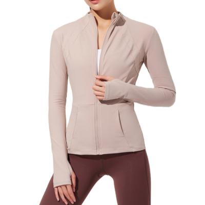 China Winter Breathable Yoga Tops Plus Size Outdoor Nylon Jacket For Women Fitness Training Comfortable Running Clothes Yoga Jacket for sale