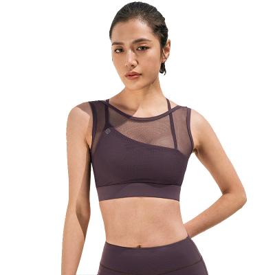 China Wholesale Breathable High Print Pattern Sports Yoga Bra Back Workout Running Women Yoga Padded Sports Bra for sale