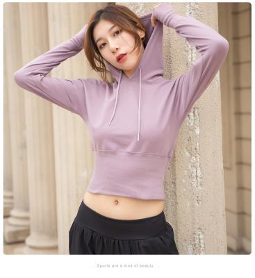 China New Arrival Winter Women Fitness Tracksuit Wear Breathable Training Long Sleeve Jogger Cotton Loose Hoodie For Women Loungewear for sale