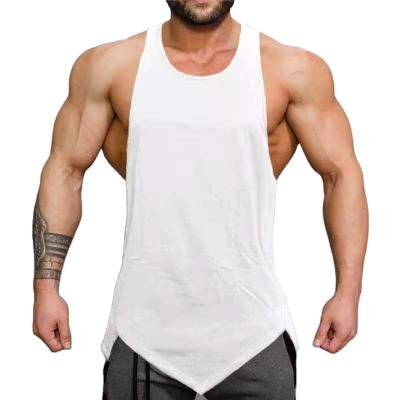 China QUICK DRY Mens Vest Tank O Neck Tops Weighted Weight Lifting Mens Tank Top Vest for sale