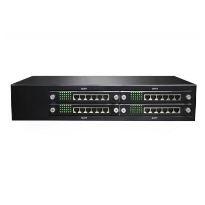 China IVR 4 Ports FXS IP PBX 24 SIP Trunks Fxs Gateway IPPBX for sale