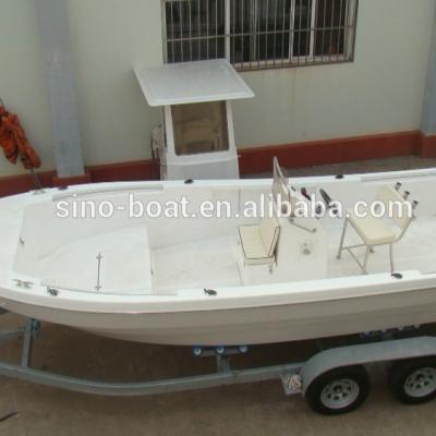 China Cheap Fiberglass 6.8m Fiberglass Fishing Boat for sale