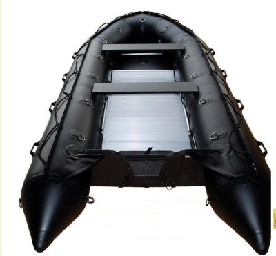 China Black PVC 380cm King Box Factory Directly Supply Inflatable Boat Inflatable Fishing Boat for sale