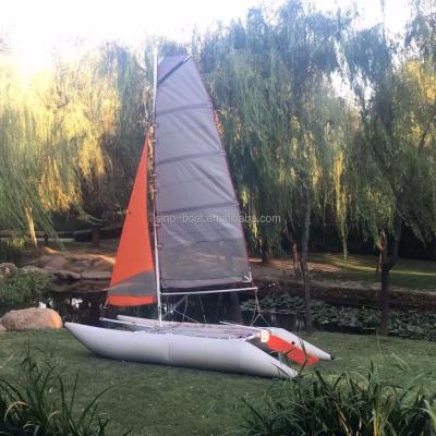 China 2018 New PVC Carbon Fiber Mast Portable Inflatable Navigation 4.5m HB450 for sale