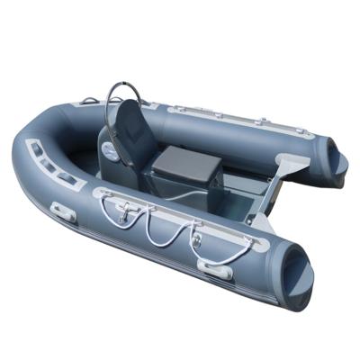 China 2.7m Fiberglass Rigid Fiberglass Rib Yacht Iarge Inflatable Boat 7.3KW/10HP for sale