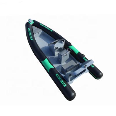 China High Quality CE Certification Fiberglass Hull Rib Boat RIB680 Rigid Inflatable Boat for sale