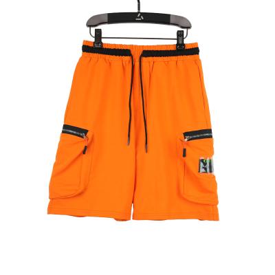 China 2021 New Anti-wrinkle Big Pocket Elastic Waist Shorts Colorful Men's Half Pattern Shorts Cargo Clothing Shorts for sale