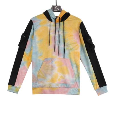 China New Long Sleeve Anti-wrinkle 2020 Men's T-shirt Mens Hoodie Custom Tie Dye Hoodies Men for sale