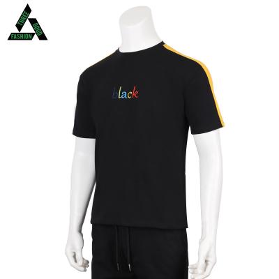 China Anti-Wrinkle Fashion Personality Embroidery Color-Changing Men's Sports T-Shirt With Hud Mens for sale