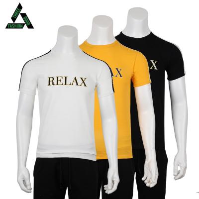 China Embroidery High Quality Men's Character Cotton T-shirts Clothing Anti-wrinkle Men's T-shirts for sale