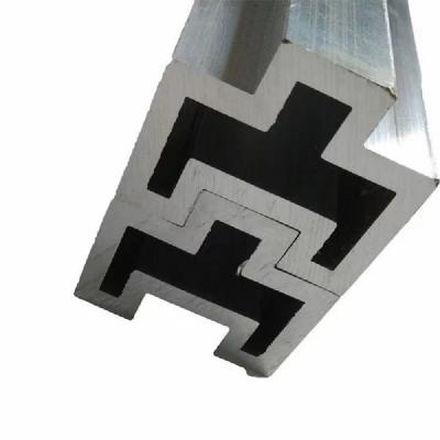 Chine L'extrusion en aluminium de fente faite sur commande de T profile des profils en aluminium industriels 6063 6061 à vendre