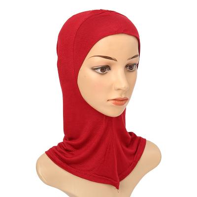 China Wholesale Simply 2022 Muslim Hijab Tank Top Instant Premium Hijab Undercap Solid Color Hijab Women Scarf for sale