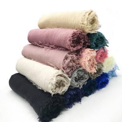 China Custom Muslim Hijabs Scarf Pleat Muslim Hijabs Wholesale Hijab Shawl RTS Shawl RTS Islamic Head Wraps Turban for sale