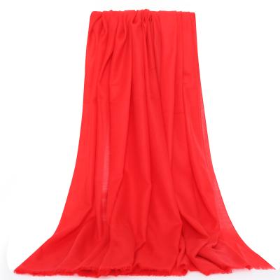 China 2021 Fashion Women Scarf Wholesale Solid Color Woolen High Quality Scarf For Women for sale