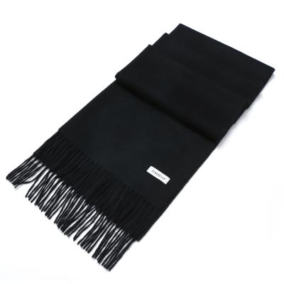 China Fashion Custom Logo Scarves 70*200cm Custom Made Lamb's Wool Scarf For Women Scarves Solid Color for sale