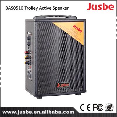 China Professional Wooden Jusbe Cart Rechargeable Speaker BAS0510 for sale