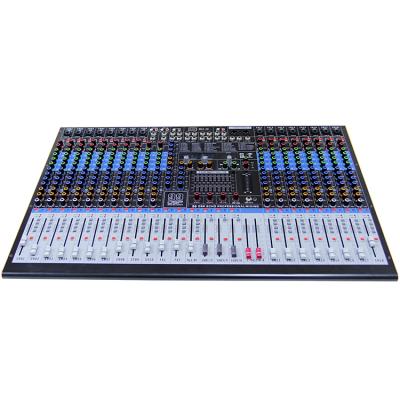 China Multi-group 26 Channel Professional Mixer Digital Audio Mixer Console 875*640*185mm for sale