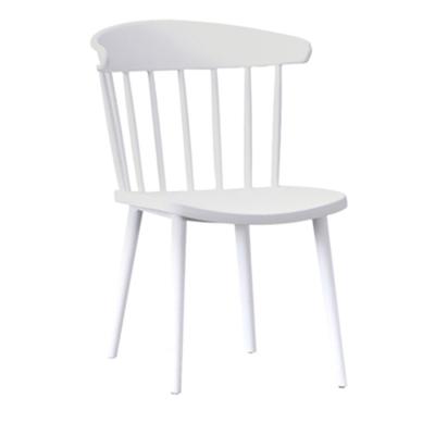 China Adjustable Cheap Plastic Dining Chair White Acrylic Cafe Restaurant Chair (Other) Dining Chair for sale