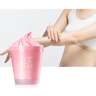 China Exfoliator Sugar Honey Ice Cream Body Scrub, Oil-control Silky Tender Facial Skin Scrub, Smoothing, Whitening and Moisturizing Exfoliator 250g for sale