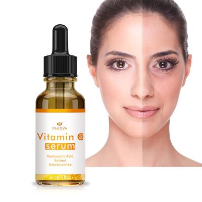 China Face Moisturizer Anti Wrinkle Vitamin C Serum, Hydrating Moisturize and Whiten Serum for Dark Spots Hyaluronic Acid Fine Lines for sale