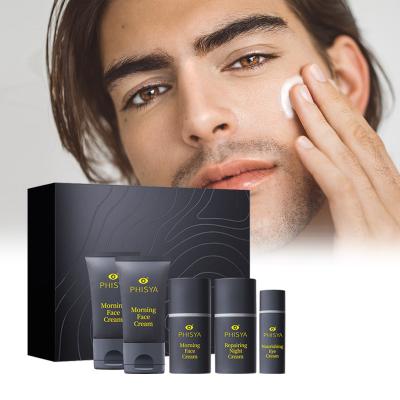 China OEM ODM Mens Skin Care Set Private Label Travel Skin Care Set Whitening Moisturizing Anti Aging With Face Wash, Eye Cream for sale