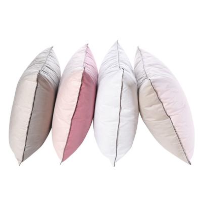 China High quality PORTABLE down pillow luxury goose feather filled pillow and down pillow wash feather for sale