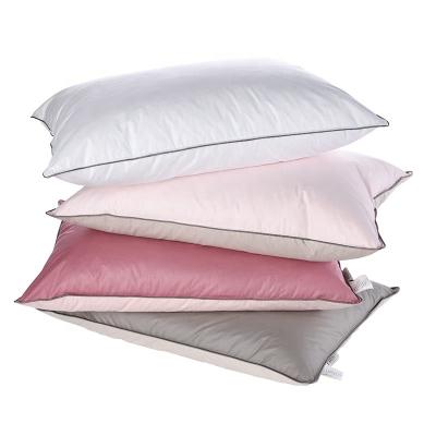 China PORTABLE High Quality King Size Down Pillow Goose Feather Pillows Wholesale Luxury Down Pillow for sale