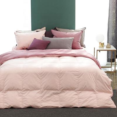 China High Quality Sustainable Comforter Down Comforter Puffy Soft Bedding Set Custom Goose Down Comforter for sale