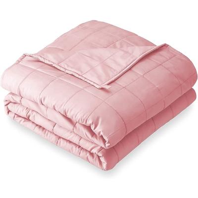 China Anti Static Wholesale Heavy Blanket Reduce Pressure Throw Heavy Blanket Adult Weighted Blanket for sale