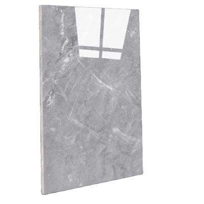 China Modern Grey Polished Stone Imitation Ceramic Tiles for sale