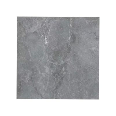 China 600x600 Gray Polished Porcelain Tiles With Stone Imitation Texture for sale