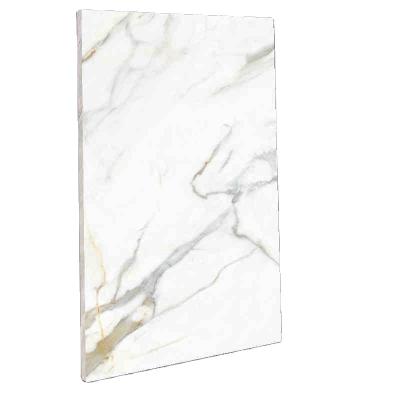 China Wit en goud 900x1800mm Rotsoppervlak Porseleinen tegels voor modern decor Te koop