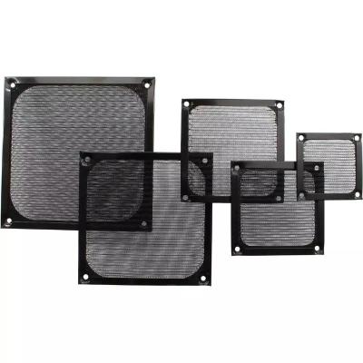 China Computer Case Factory Outlet Computer Fan Dust Filter Mesh Computer Case Plastic Mesh Case Aluminum Alloy Dust Mesh Cover 6MM8MM10MM120MM140MM for sale