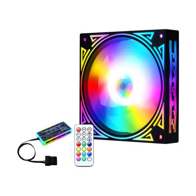 China Low MOQ RGB Computer Case Cooling CPU Cooler RGB Fan Cooler with Controller remo for sale