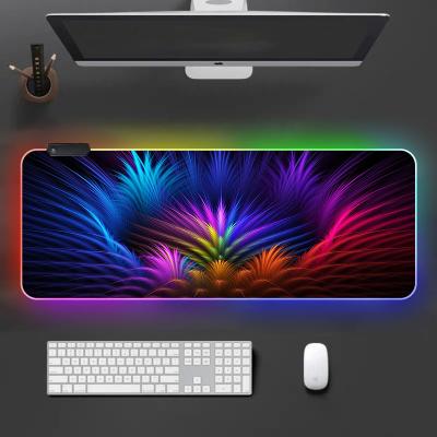 China Soft Large Size RGB Gaming Mouse Pad USB HUB Mouse Pad Gaming Mouse Pad With Docking Station for sale