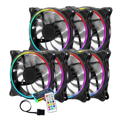 China 2021 Newest Factory Price RGB PC Computer Case Fan 120 Remote Control Fan for sale