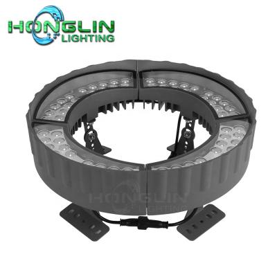 China Outdoor RGB dmx512 72W LED landscape lamp palm hug tree ring light HLBZDS011 for sale